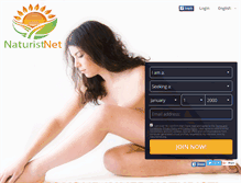 Tablet Screenshot of naturistnet.org